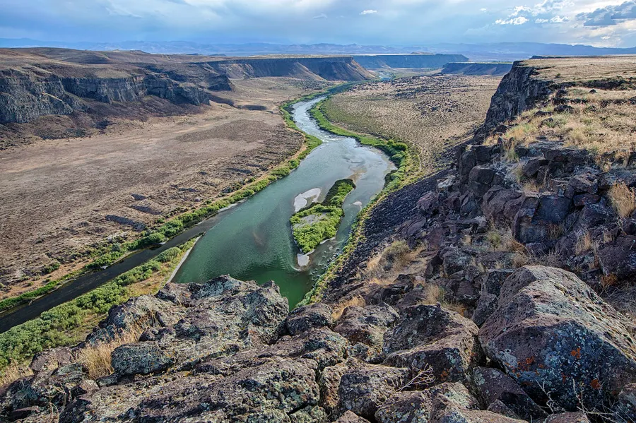 A view of Snake River from Morley Nelson Snake River Birds of Prey National Conservation Area