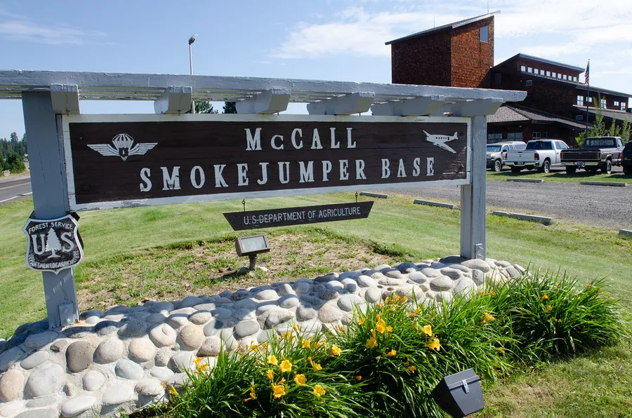 U.S. Department of Agriculture Forest Service Smokejumper Base at the McCall Municipal Airport, in McCall, Idaho